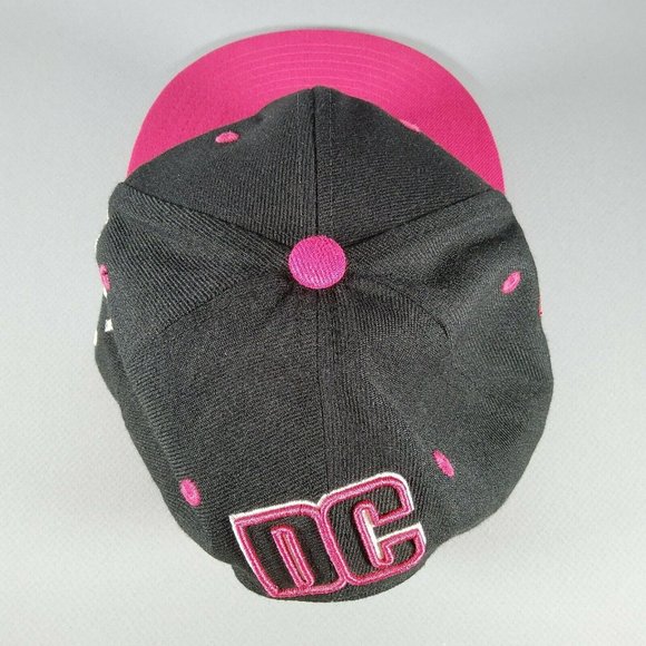 City Hunter Washington DC Snap Back Hat Black Magenta - Picture 5 of 11